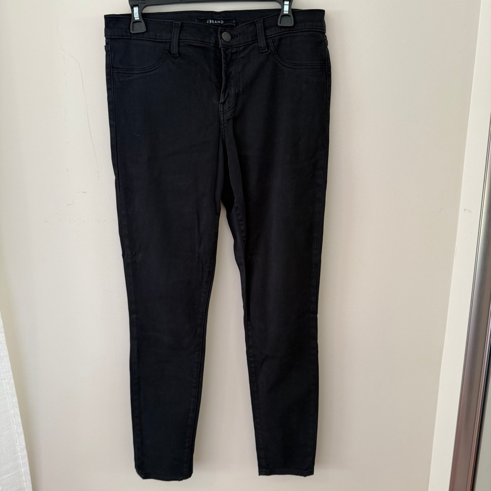 J Brand High Rise Skinny Black Jeans Women's Size 30 Style JB001223